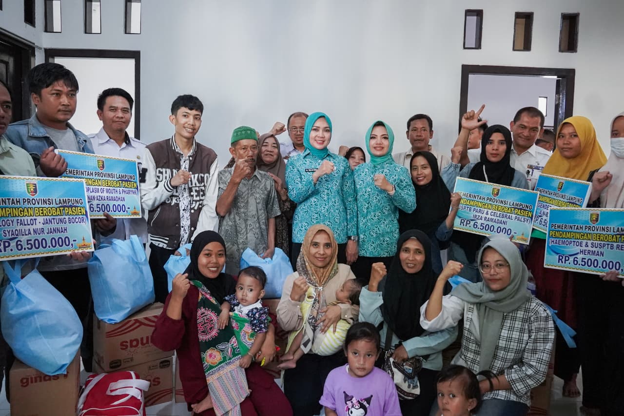 Pemprov Lampung Salurkan Santunan Kematian untuk Keluarga Korban Bencana